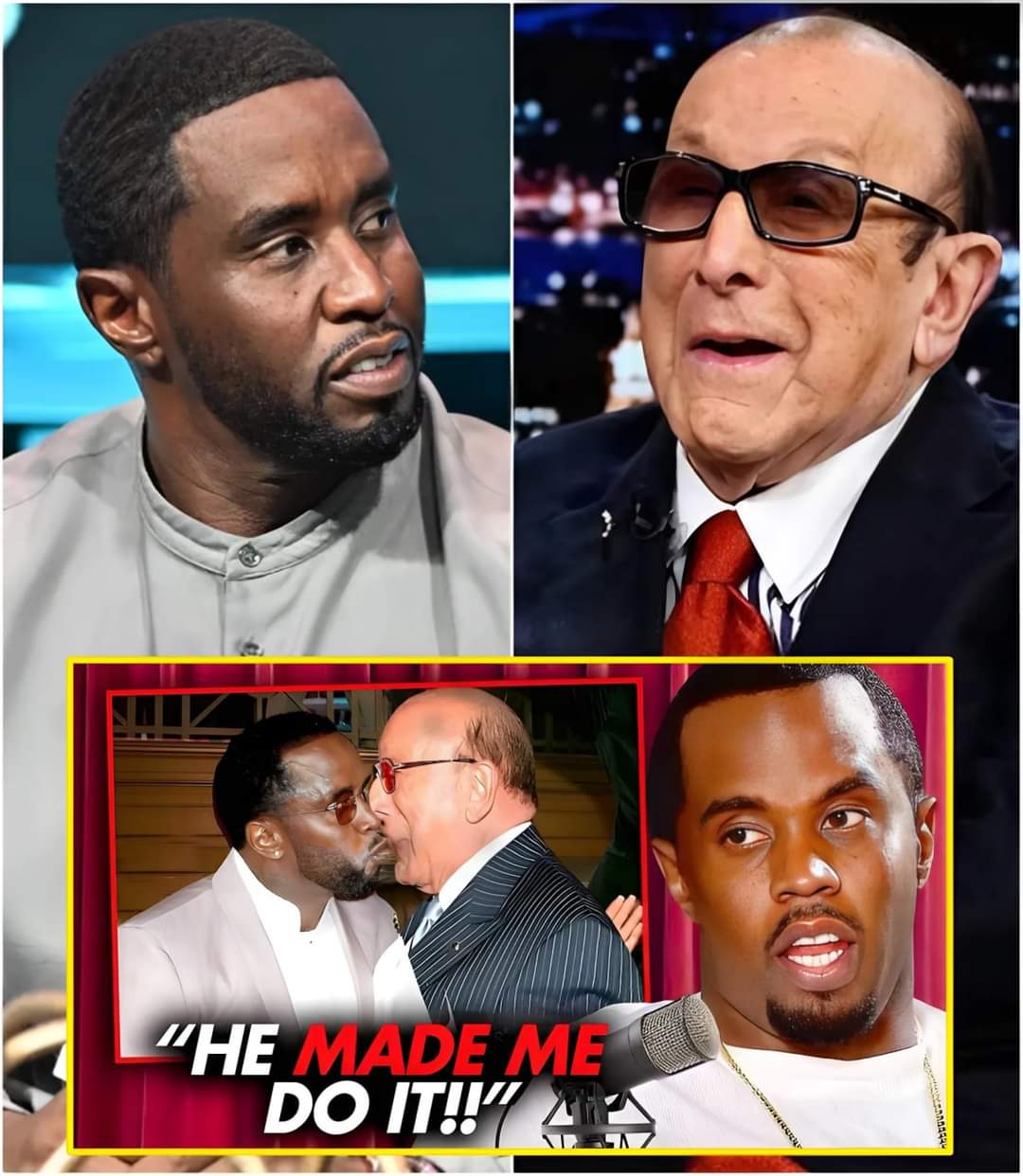 (VIDEO) Diddy Exclusively Opens Up About The Man Behind His Sin!ster Acts (Clive Davis)